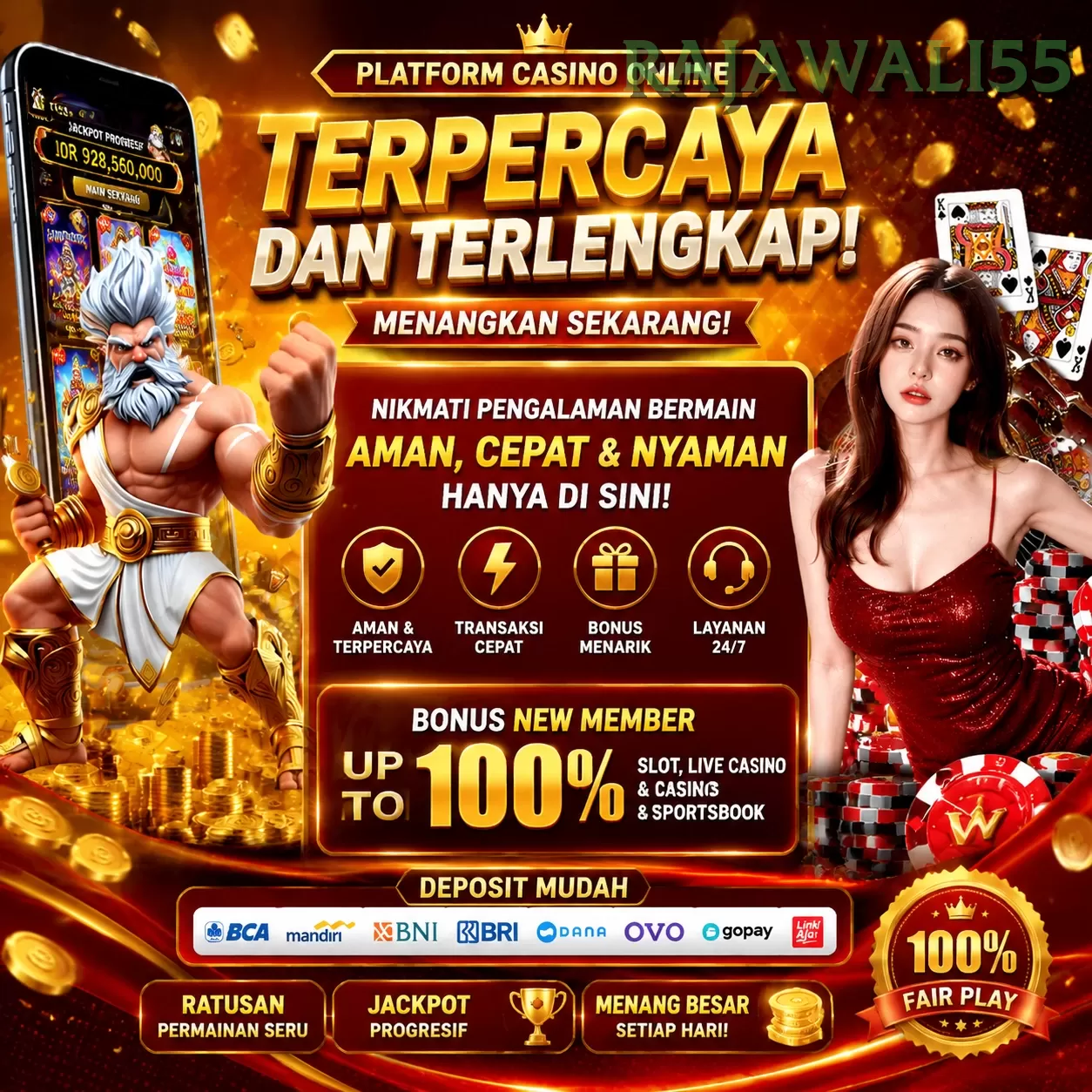 Main rajawali55rekening168q Menang Jackpot Besar